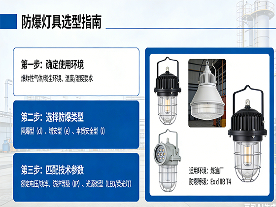 防爆灯具：原理、选型与应用指南
